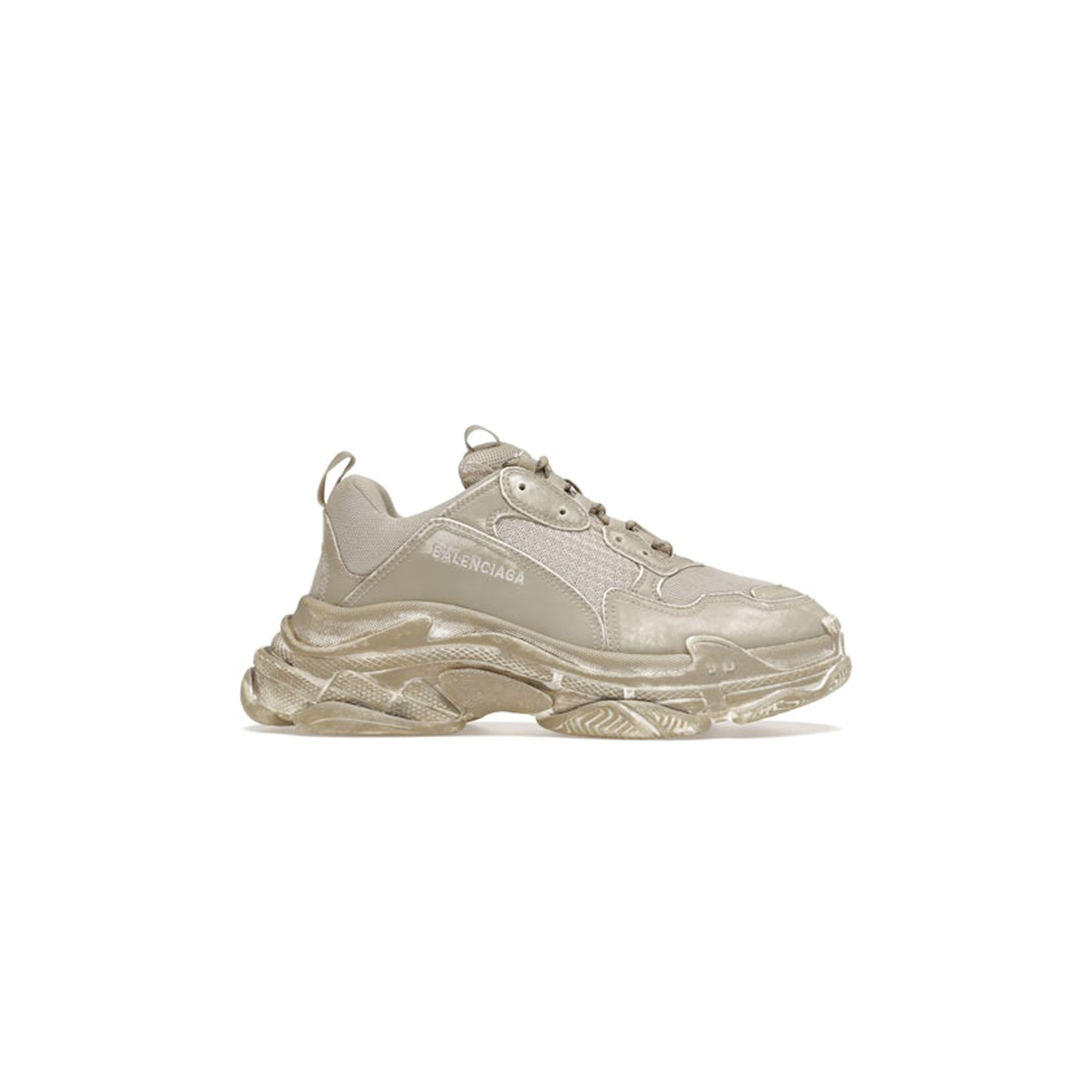 BALENCIAGA TRIPLE S SNEAKER LIGHT BEIGE FADED 536737W3CN39700